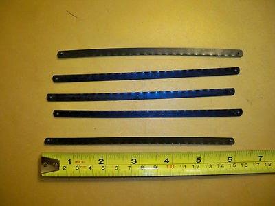 5 pc Mini/Junior Hack Saw Blades 6-Inch Long x 5-3/4-Inch Between Pins  18 TPI