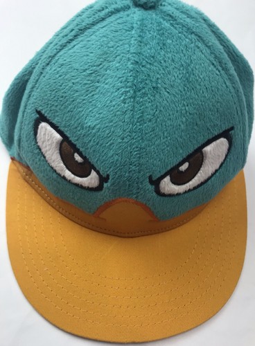 Phineas Ferb Plush Hat Adult One Size Fits All Green Duck - Picture 7 of 7
