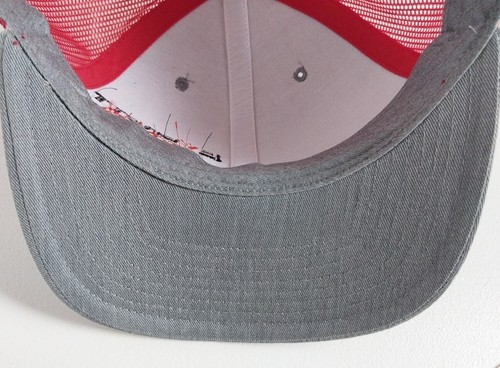Vintage Genuine Toyota of Paris Hat Cars Snapback Ball Cap Red Gray Mesh NWOT - Picture 7 of 10