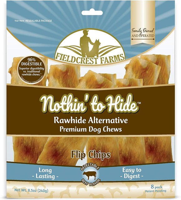 dentley's rawhide chew chips