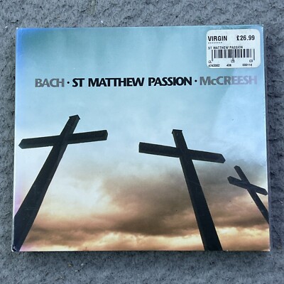 New Johann Sebastian Bach St Matthew Passion (Mccreesh) (CD) Album SEALED