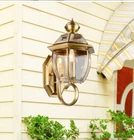 Outdoor Garden Wall Light Bar Copper Wall Lamp Wall Sconce Balcony Wall Lighting