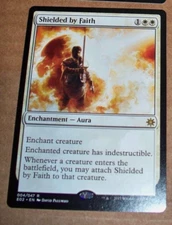 MTG Magic 1x Shielded By Faith Explorers of Ixalan NM/M