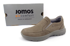 Jomos Air Comfort Slipper Herren Schuhe Halbschuhe Leder Grau Leder Gr. 43