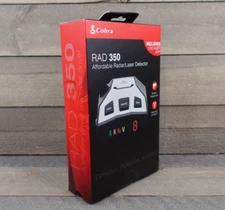 Cobra RAD 350 Long Range Laser Radar Detector - False Alert Filter - NEW SEALED!