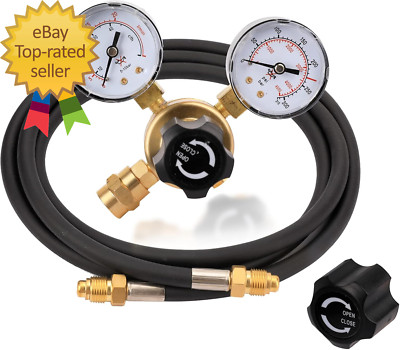Argon CO2 Regulator Gauge Welding Gas Regulator, CGA580 Inlet Connection, 0-4500