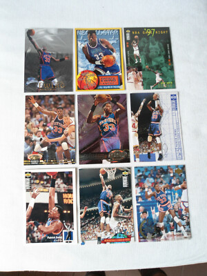 PATRICK EWING 9-Card Lot 98/99 Fleer Brilliants #18 plus 8 Cards
