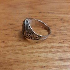 Schwarze Onyx Ringe Unisex Größe US 10