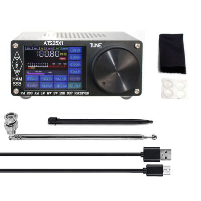ATS25X1 Si4732 Full Band Radio Receiver DSP FM LW (MW & SW) SSB 2.4'' Touch LCD #