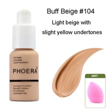 PHOERA Foundation Makeup Full Coverage Fast Base Brighten long-lasting Shade AU