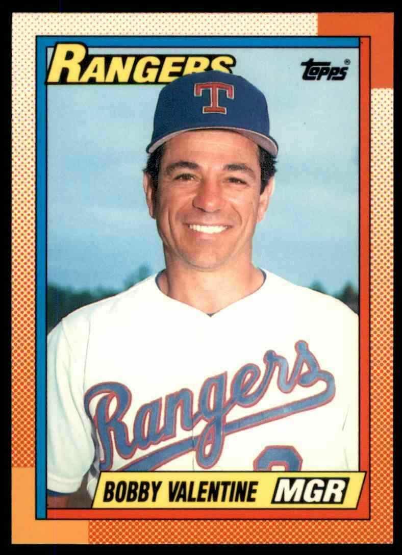 1990 Topps Tiffany Bobby Valentine #729