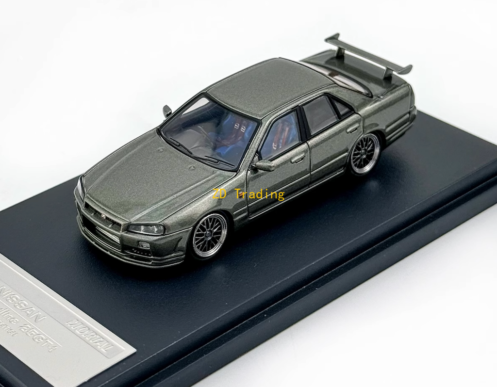 ZD Mortal 1:64 Gray Skyline GTR ER34 25GT-t Sports Model