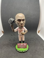 Willie Wilson Bobblehead Kansas City KC T-Bones *Autograph/SIGNED* 2009