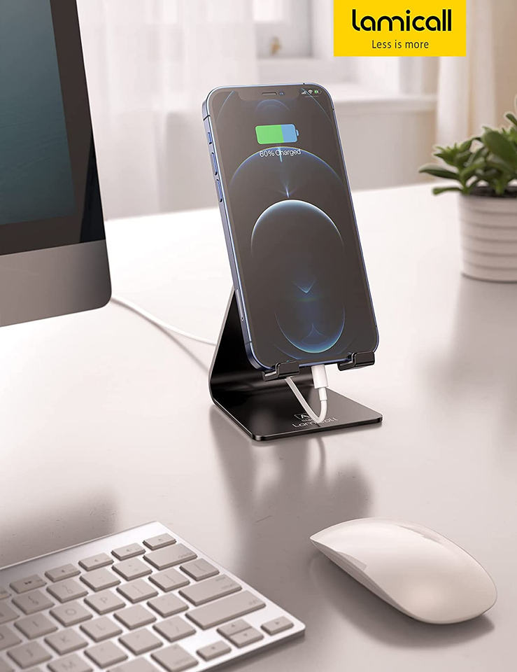 Adjustable Cell Phone Stand, Desk Phone Holder, Cradle, Dock