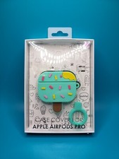 Ice Cream Design Apple AirPods Pro Case Cover With Keychain Delias Brand, New