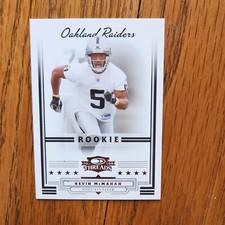 🏈 2006 Kevin McMahan Donruss Threads RC WR Serial #169/250 Maine Black Bears 👀