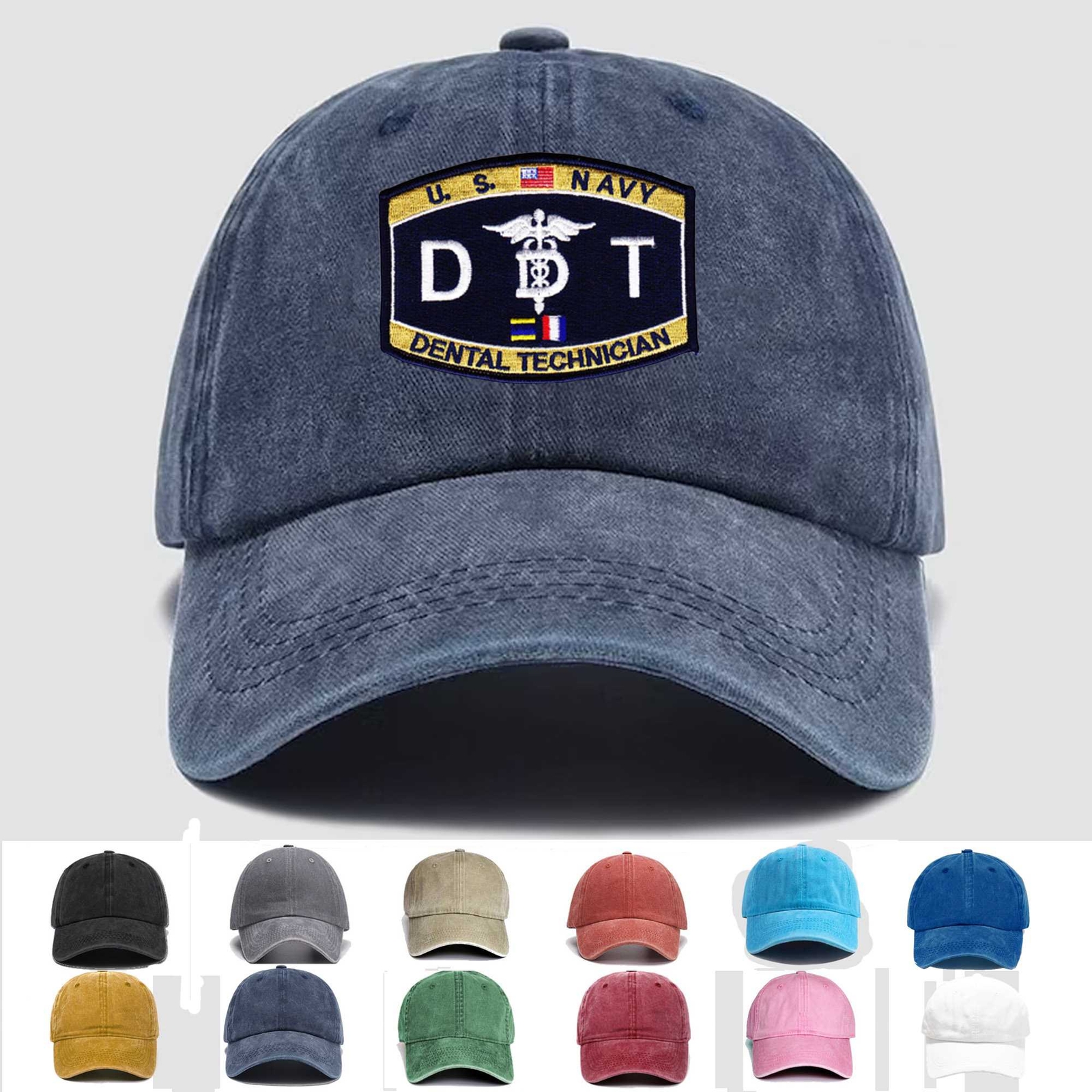 Custom Embroidered Hat Medical Rating Dental Technician, Veteran Cap,Trucker Hat