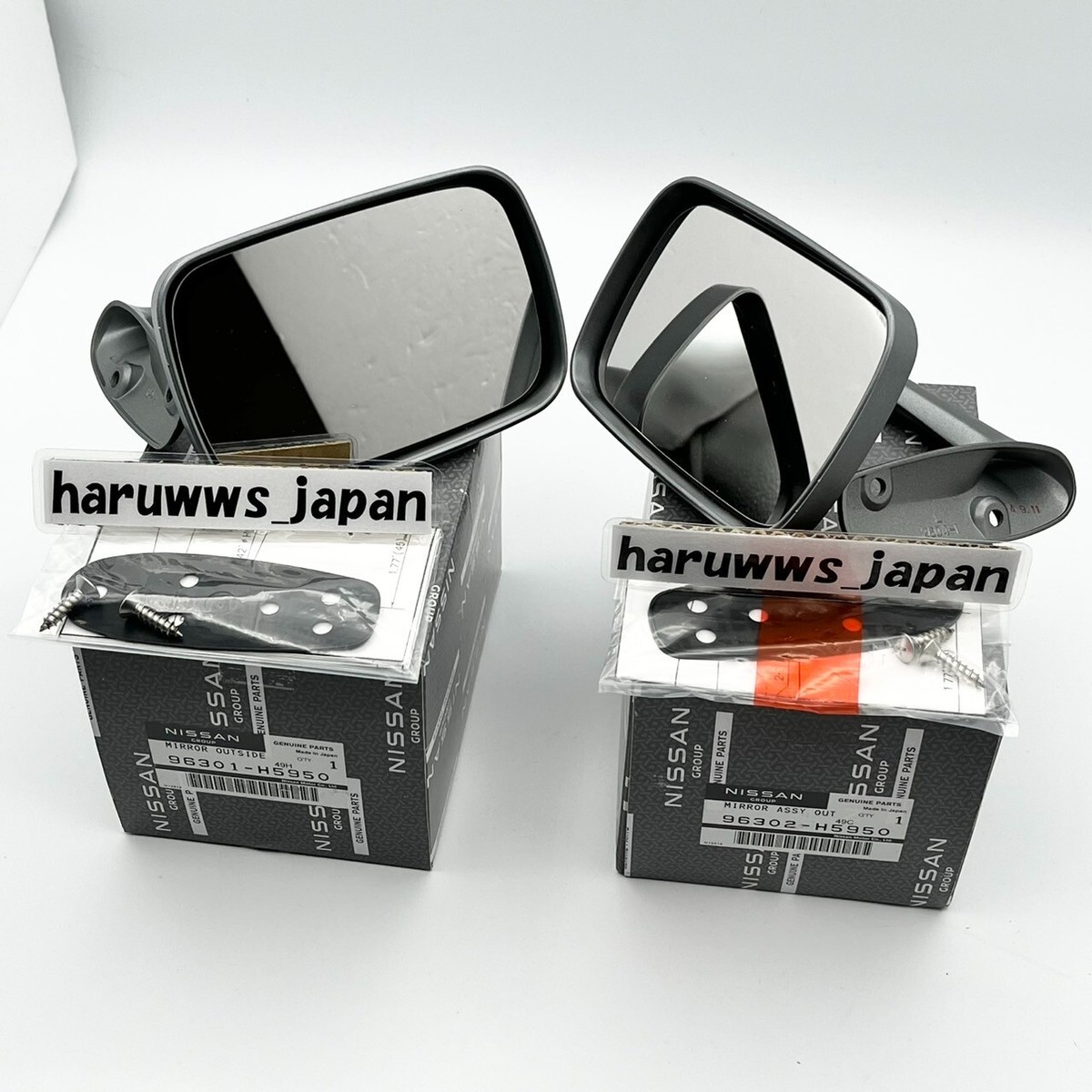 OEM Nissan Datsun 1200 B110 Outside Mirror RH LH 96301-H5950 96302