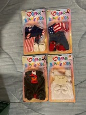 Lot of 4x TY Gear Outfits for Beanie Kids - Sealed