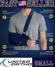 Genuine United Ortho Health-Grade Deluxe Shoulder Immobilizer - Small NEW! FAST!