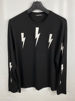 Neil Barrett Halo Bolt Longsleeve Men size XL