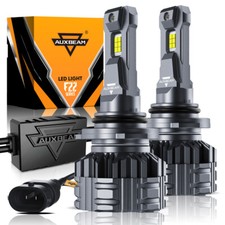 AUXBEAM 9006 HB4 LED Headlight Bulbs Conversion Kit Low Beam Super White CANBUS