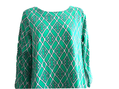 crown and ivy green and white dress Crown & Ivy 100% cotton dress green white striped pattern Size 16 Elastic  Top