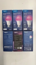 "6" PACK" Tapo TP-Link Smart Bulbs, 16M Colors RGBW, Dimmable L531E