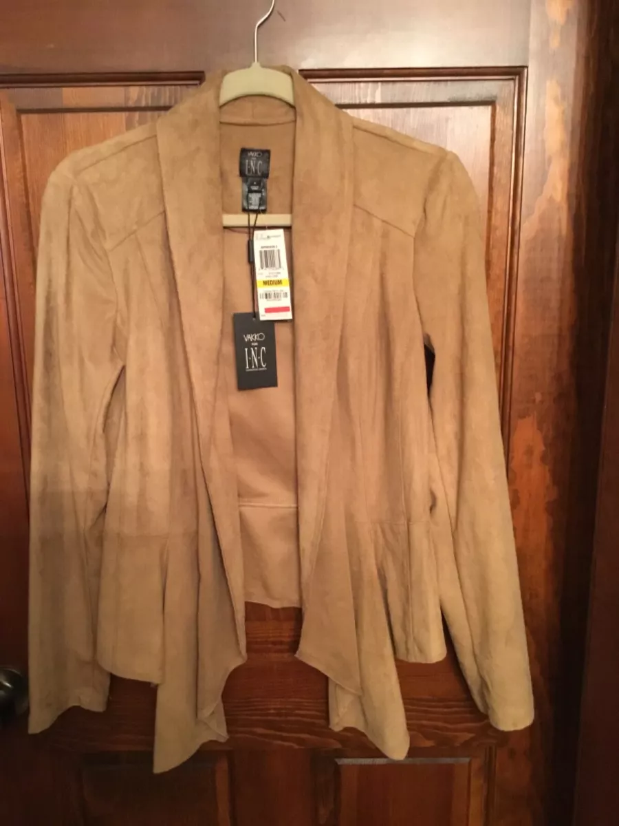 Inc faux suede clearance jacket