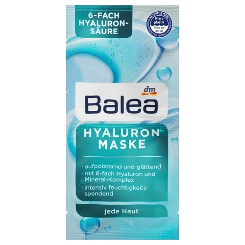 قناع الوجه 4x Hyaluron، 16 مل Balea Vegan يحصل كل مشتري على هدية!لا يوجد شحن إلى الولايات المتحدة الأمريكية