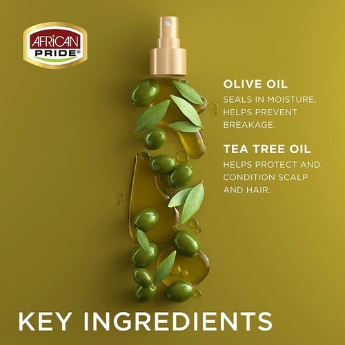 African Pride Olive Miracle Anti-Breakage Braid Sheen Spray 12oz - AU STOCK - Picture 3 of 3