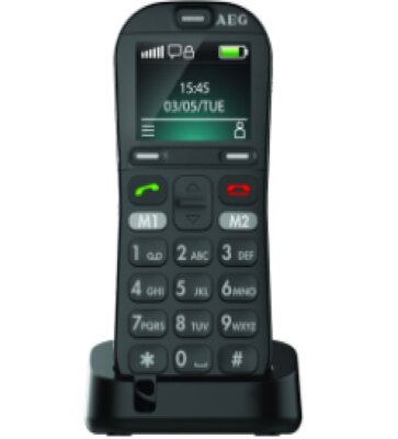 AEG Voxtel M320 schwarz WIE NEU Radio SOS Taste Bluetooth RÜCKLÄUFER