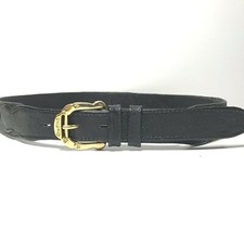 Gradino Men's Belt Black 38 Snake Print Inlay Western Cowboy Gold Buckle Men