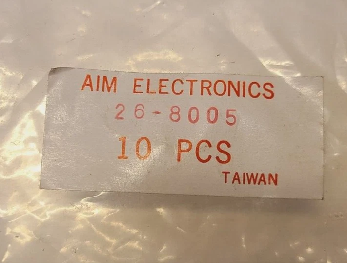 10 Quantity of AIM Electronics Coaxial Male Crimp Connectors 26-8005 (10 Qty) - Image 2 of 4
