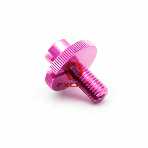 Universal Motorcycle CNC Clutch Cable Wire Adjuster For YZF ZX M10*1.5mm Pink - Picture 7 of 8
