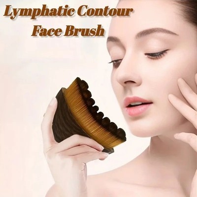 Alpenfaser  Facial Brush Lymph Massage Brush Anti-Dark Circles e Aluvea Face Bru