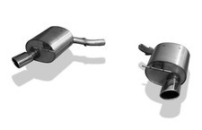 FOX Sportauspuff BMW 6er E63 E64, 645i 650i, Endrohr 115x85mm oval je re/li