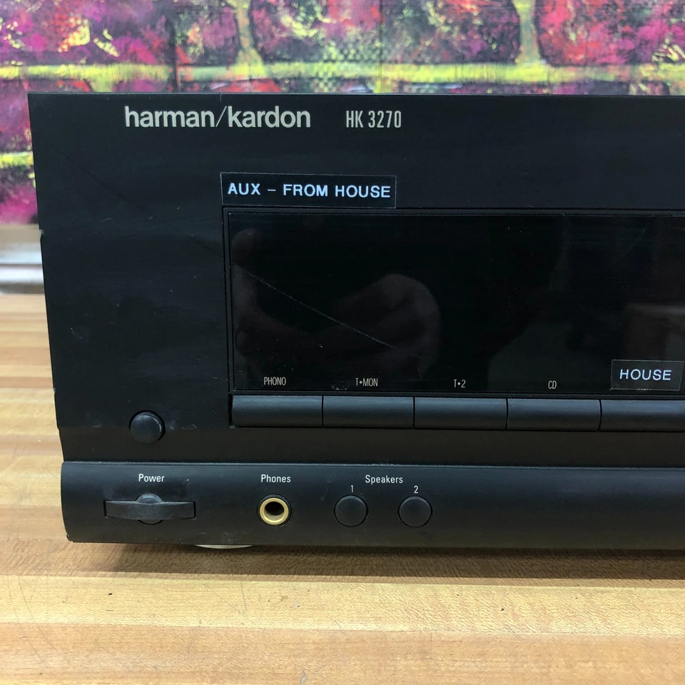 Harman Kardon HK3270 Vintage HiFi Stereo Receiver 2.1 Phono Audiophile Tested - Image 2 of 4