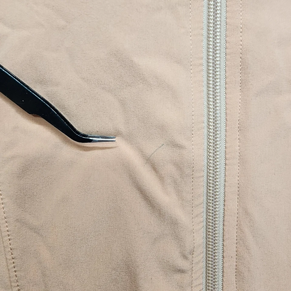 Chaqueta cortavientos Zella para mujer M naranja melocotón cremallera completa ligera atletismo Foto 2 de 4