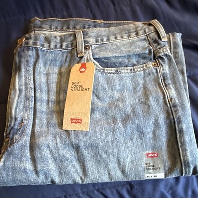 Levi's Men's 500 Series Loose Straight Light Wash Blue Denim Jeans 5-Pocket