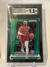 2024-25 Panini Prizm Deca FOTL Shai Gilgeous-Alexander All Star Green Shimmer/12