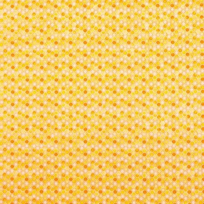 Patchworkstoff von Benartex, Bienenwaben in Gelbtönen, ca. 30 x 110 cm