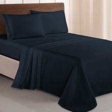 Elegant Comfort 1500 Premier Hotel Quality 4-Piece Bed Sheet Sets, Deep Pock...