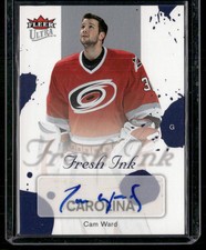 2005-06 Fleer Ultra #FI-CW Cam Ward Fresh Ink AUTO