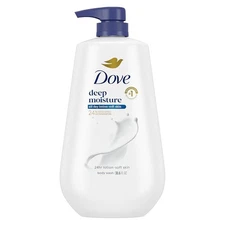 Dove Body Wash Deep Moisture for 24hr Lotion-Soft Skin Moisture 30.6 oz