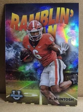 2022 Bowman University #RM-4 Kenny McIntosh - Georgia Ramblin' Man Rookie