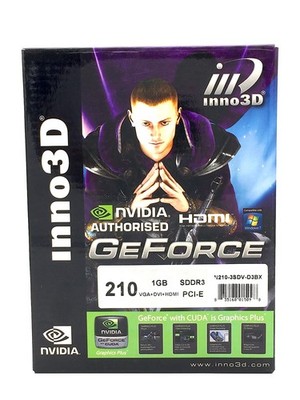 INNO3D GeForce CUDA Graphics Card iII SDDR3 PCI-E VGA+DVI+HDMI 1GB