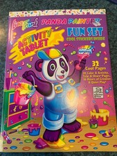 Vintage Lisa Frank 1999 Panda Painter 32 pg Activity Tablet with Stickers