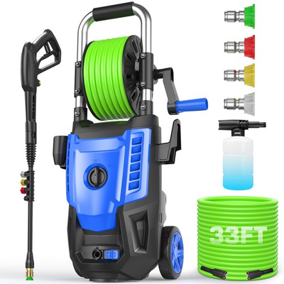 #ad 4800 PSI Electric Pressure Washer 4.0 GPM High Power Washer with 33FT Hose R... $238.64