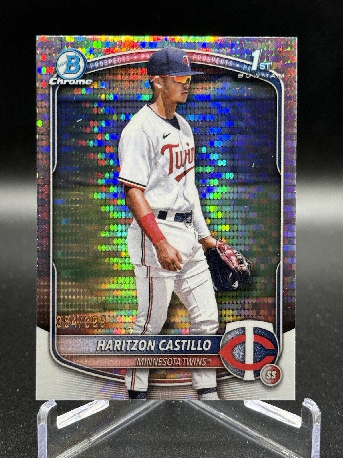 2025 Bowman Chrome Haritzon Castillo 1st Bowman Pulsar Refractor 384/399